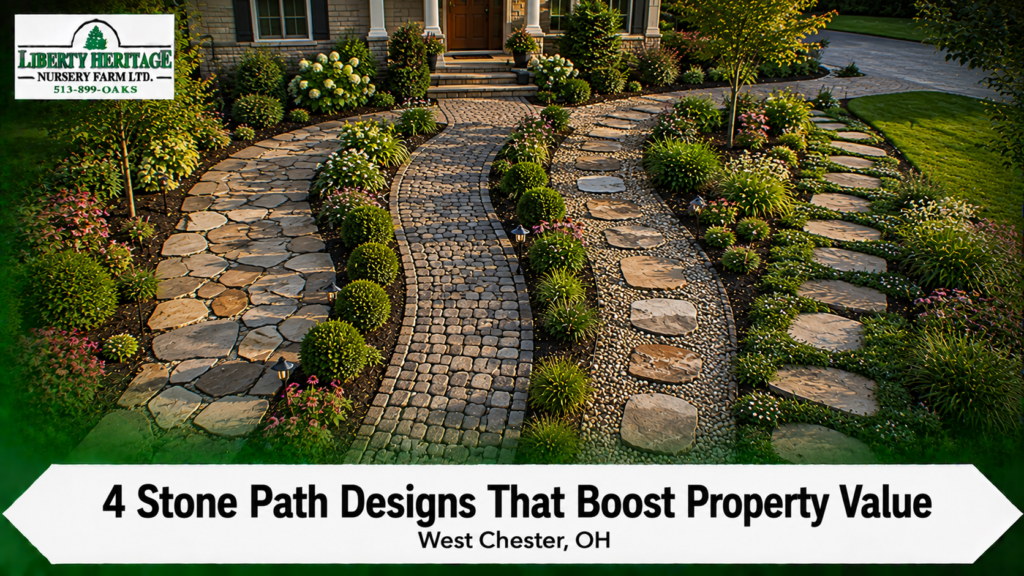 4 Stone Path Designs That Boost West Chester Property Value